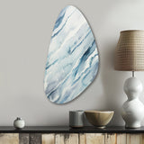 Blue Whirlwind I - Asymmetric Metal Wall Art