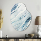 Blue Whirlwind I - Asymmetric Metal Wall Art