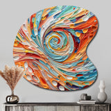 Spiral Symphony I - Asymmetric Metal Wall Art