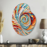 Spiral Symphony I - Asymmetric Metal Wall Art