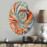 Spiral Symphony I - Asymmetric Metal Wall Art