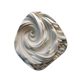 Cream Spiral Nebula I - Asymmetric Metal Wall Art