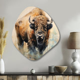 Buffalo Majesty - Asymmetric Metal Wall Art