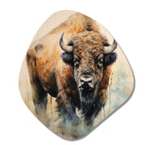 Buffalo Majesty - Asymmetric Metal Wall Art