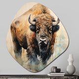 Buffalo Majesty - Asymmetric Metal Wall Art