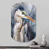 Heron Waterbird II - Asymmetric Metal Wall Art