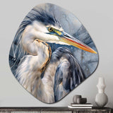 Heron Waterbird II - Asymmetric Metal Wall Art