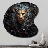 Majestic Lion II - Asymmetric Metal Wall Art