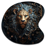 Majestic Lion II - Asymmetric Metal Wall Art