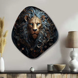 Majestic Lion II - Asymmetric Metal Wall Art