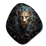 Majestic Lion II - Asymmetric Metal Wall Art