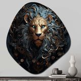 Majestic Lion II - Asymmetric Metal Wall Art