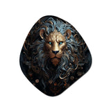 Majestic Lion II - Asymmetric Metal Wall Art