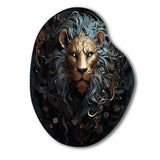 Majestic Lion II - Asymmetric Metal Wall Art