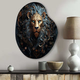 Majestic Lion II - Asymmetric Metal Wall Art