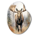 Moose Serenity II - Asymmetric Metal Wall Art