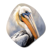 Majestic Pelican Seabird III - Asymmetric Metal Wall Art