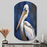 Majestic Pelican Seabird V - Asymmetric Metal Wall Art