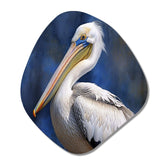 Majestic Pelican Seabird V - Asymmetric Metal Wall Art