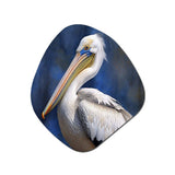 Majestic Pelican Seabird V - Asymmetric Metal Wall Art