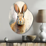 Sweet Rabbit II - Asymmetric Metal Wall Art