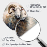 Wild Sheep II - Asymmetric Metal Wall Art