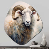 Wild Sheep II - Asymmetric Metal Wall Art