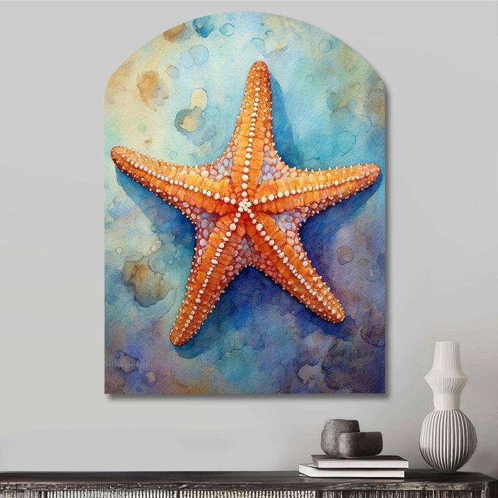 Spinny Starfish II - Asymmetric Metal Wall Art