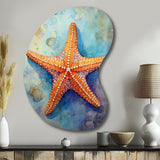 Spinny Starfish II - Asymmetric Metal Wall Art