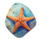 Spinny Starfish II - Asymmetric Metal Wall Art