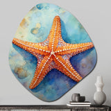 Spinny Starfish II - Asymmetric Metal Wall Art