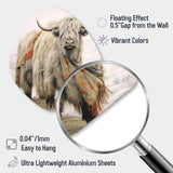 Wild Yak V - Asymmetric Metal Wall Art