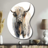 Wild Yak VI - Asymmetric Metal Wall Art