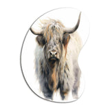 Wild Yak VI - Asymmetric Metal Wall Art