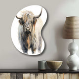 Wild Yak VI - Asymmetric Metal Wall Art