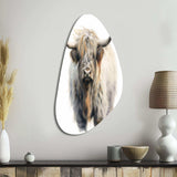 Wild Yak VI - Asymmetric Metal Wall Art