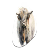 Wild Yak VI - Asymmetric Metal Wall Art