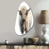 Wild Yak VI - Asymmetric Metal Wall Art