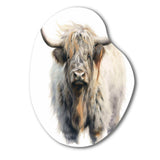 Wild Yak VI - Asymmetric Metal Wall Art