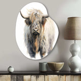 Wild Yak VI - Asymmetric Metal Wall Art