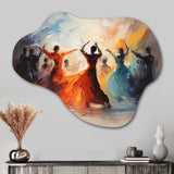 Soulful Dancing I - Asymmetric Metal Wall Art