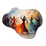 Soulful Dancing I - Asymmetric Metal Wall Art