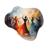 Soulful Dancing I - Asymmetric Metal Wall Art