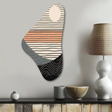 Simple Horizon III - Asymmetric Metal Wall Art