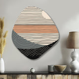 Simple Horizon III - Asymmetric Metal Wall Art