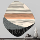 Simple Horizon III - Asymmetric Metal Wall Art