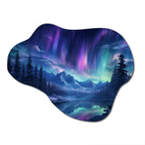 Northern Lights I - Asymmetric Metal Wall Art