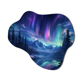 Northern Lights I - Asymmetric Metal Wall Art