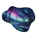 Northern Lights III - Asymmetric Metal Wall Art