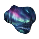 Northern Lights III - Asymmetric Metal Wall Art